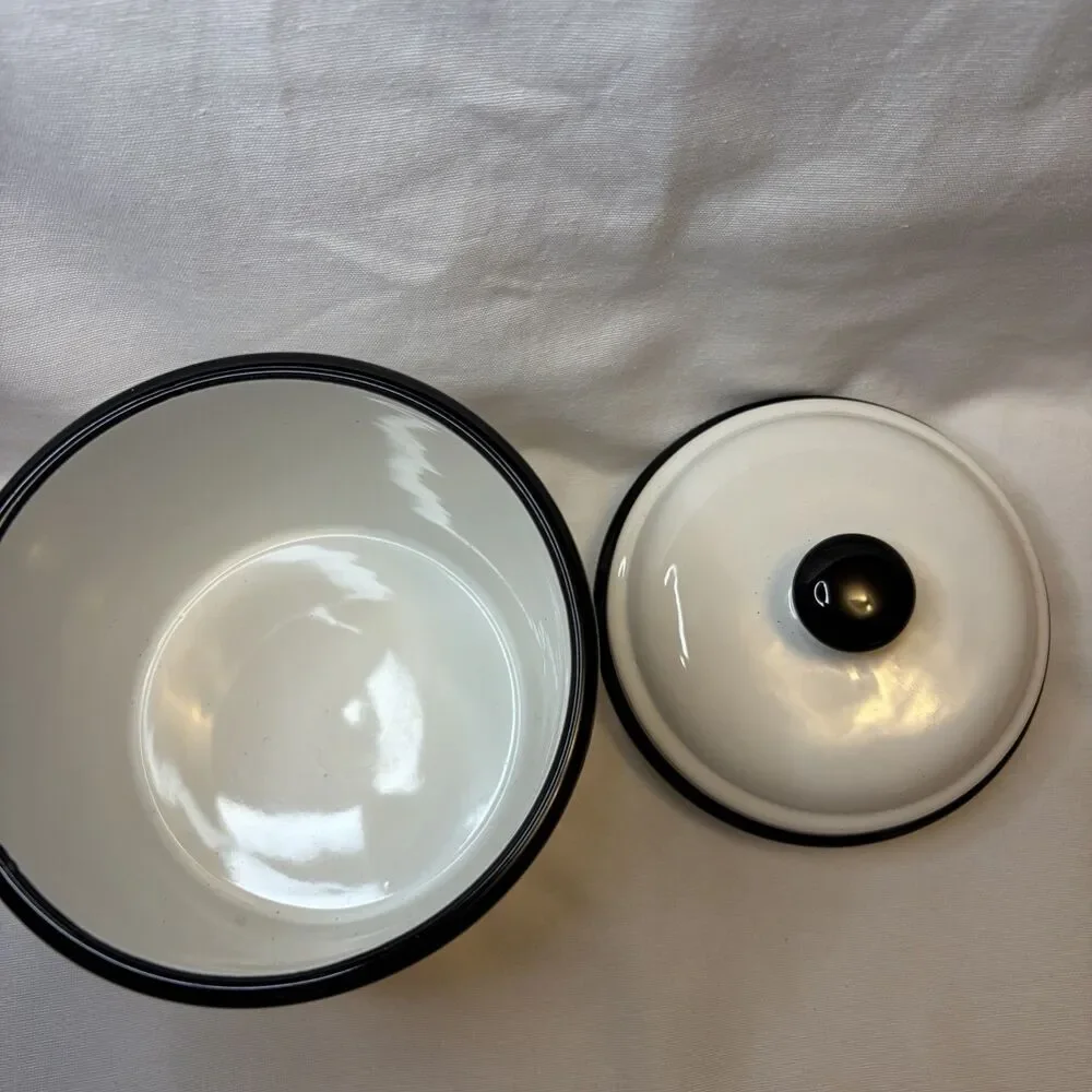 Halloween Hocus Pocus Ceramic Candy Canister & Lid 7.5” Ghosts Treats   Ashland
